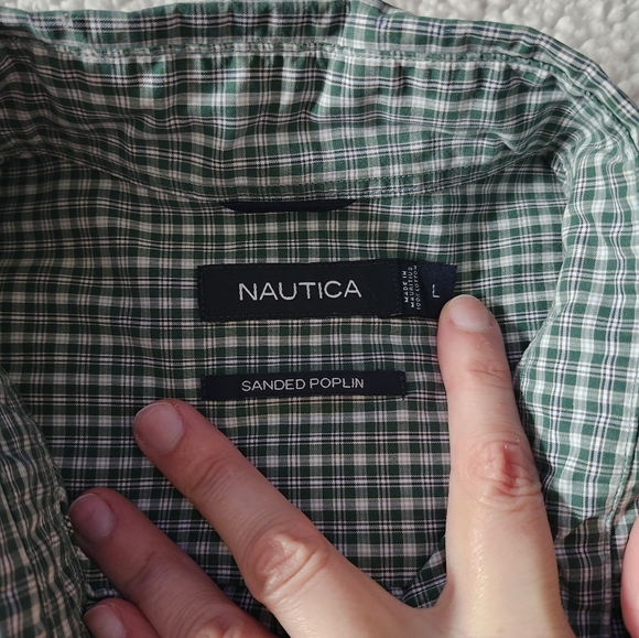 Nautica mens button down size L - Picture 4 of 5